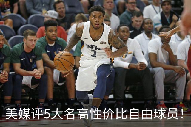 美媒评5大名高性价比自由球员！3人年薪不足350万，勇士旧将入选